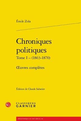 Book cover for Chroniques Politiques