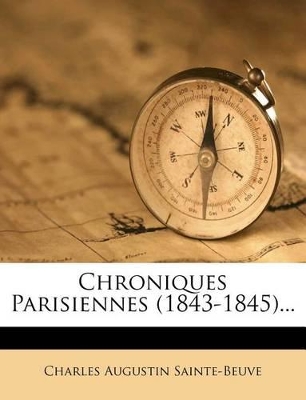 Book cover for Chroniques Parisiennes (1843-1845)...