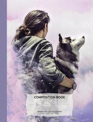 Book cover for Wolf Best Friend Composition Notebook, Graph Paper