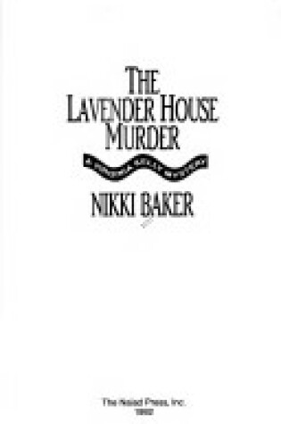 Cover of The Lavender House Murder