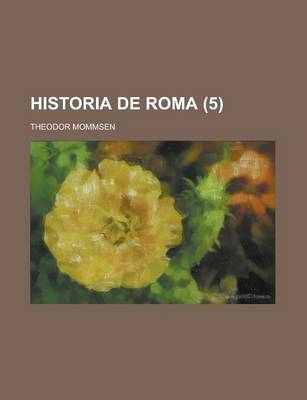 Book cover for Historia de Roma (5)