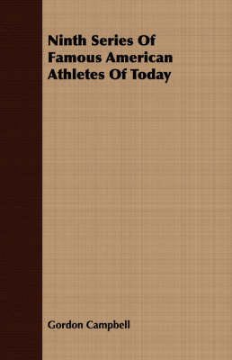 Book cover for Ninth Series Of Famous American Athletes Of Today