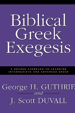 Cover of Biblical Greek Exegesis