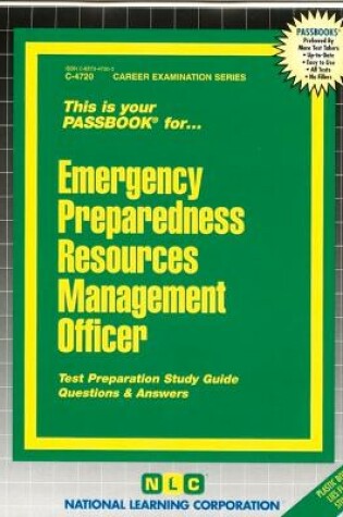 Cover of Emergency Preparedness Resources Management Officer