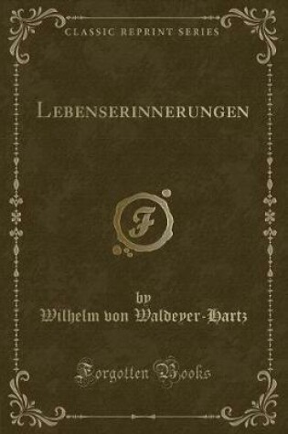 Cover of Lebenserinnerungen (Classic Reprint)