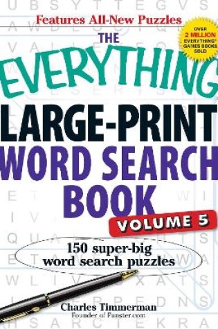 Cover of The Everything Large-Print Word Search Book, Volume V