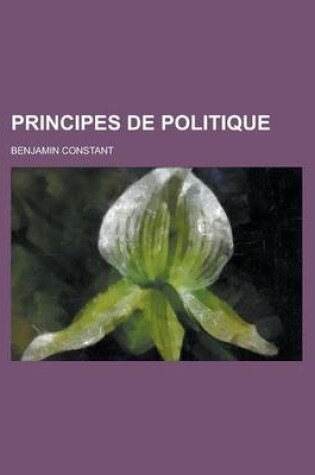 Cover of Principes de Politique