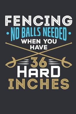 Book cover for Fencing No Balls Needed When You Have 36 Hard Inches