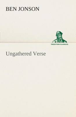 Book cover for Ungathered Verse