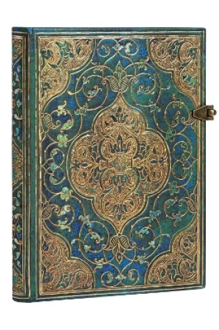 Cover of Turquoise Chronicles Midi Lined Hardcover Journal