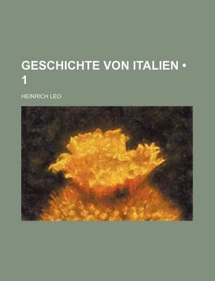 Book cover for Geschichte Von Italien (1)