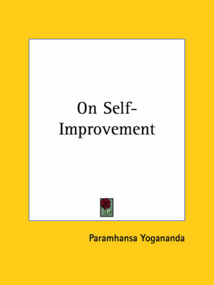 Book cover for On Self-Improvement