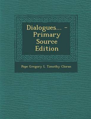 Book cover for Dialogues... - Primary Source Edition