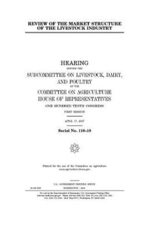 Cover of Review of the market structure of the livestock industry