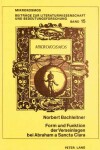 Book cover for Form Und Funktion Der Verseinlagen Bei Abraham a Sancta Clara