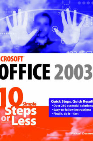 Cover of Microsoft Office 2003 in 10 Steps or Less