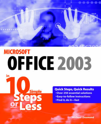 Book cover for Microsoft Office 2003 in 10 Steps or Less