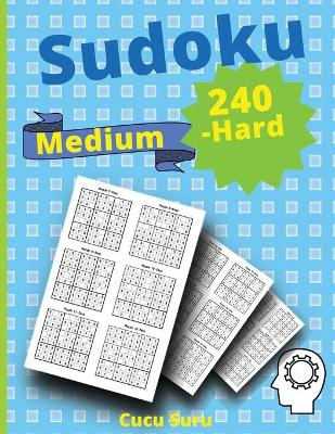 Book cover for 240 Medium-Hard Sudoku