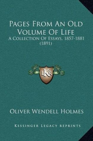 Cover of Pages from an Old Volume of Life