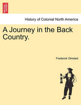 Book cover for A Journey in the Back Country.