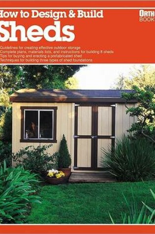 Cover of How to Design & Build Sheds