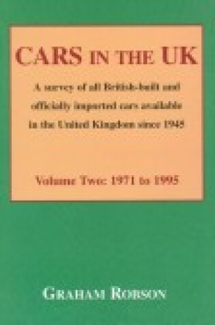 Cover of Cars in the U.K.