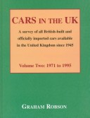 Book cover for Cars in the U.K.