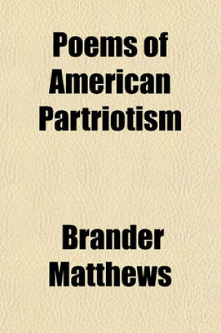 Cover of Poems of American Partriotism