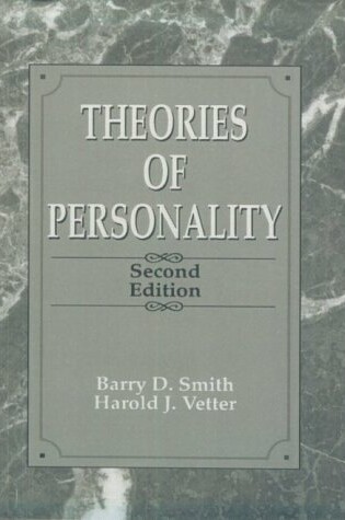 Cover of Theories Personality