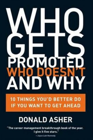 Cover of Who Gets Promoted, Who Doesn't, and Why