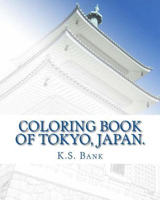 Book cover for Coloring Book of Tokyo, Japan.