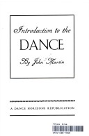 Book cover for Introduction to the Dance