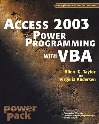 Book cover for Access Power Programming with VBA