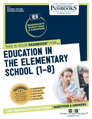 Book cover for Education In The Elementary School (1-8) (NT-1)