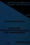 Book cover for Gemeinde Zwischen Integration Und Abgrenzung