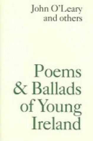 Cover of Poems and Ballads of Young Ireland, 1888