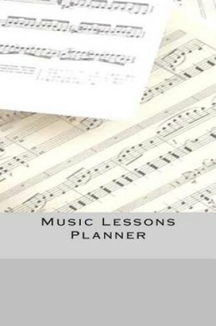 Cover of Music Lessons Planner