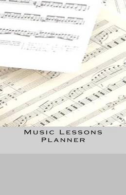 Book cover for Music Lessons Planner