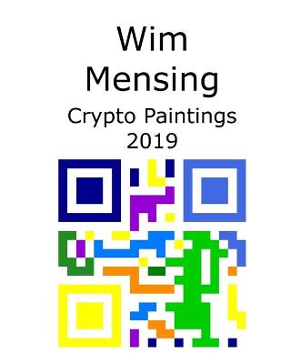 Book cover for Wim Mensing Crypto Paintings 2019