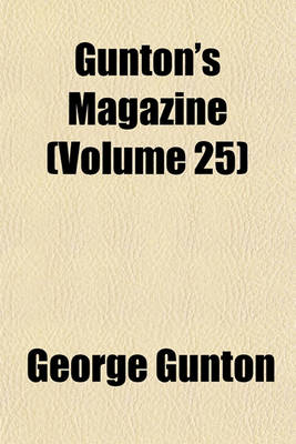 Book cover for Gunton's Magazine (Volume 25)