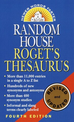 Cover of Random House Roget's Thesaurus