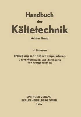 Cover of Erzeugung Sehr Tiefer Temperaturen