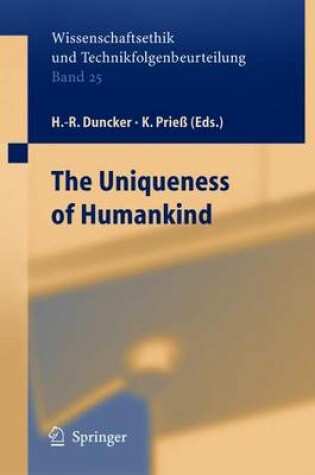 Cover of On the Uniqueness of Humankind