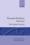 Book cover for De Cive: The English Version