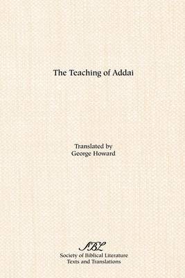 Book cover for The Teaching of Addai