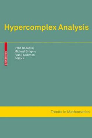 Cover of Hypercomplex Analysis