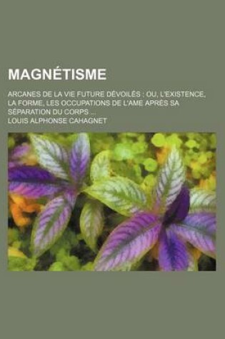 Cover of Magnetisme; Arcanes de La Vie Future Devoiles Ou, L'Existence, La Forme, Les Occupations de L'Ame Apres Sa Separation Du Corps