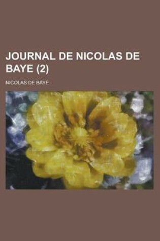 Cover of Journal de Nicolas de Baye (2)