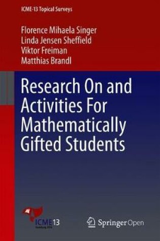 Cover of Research On and Activities For Mathematically Gifted Students