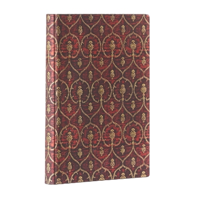 Book cover for Red Velvet Midi Lined Softcover Flexi Journal (Elastic Band Closure)